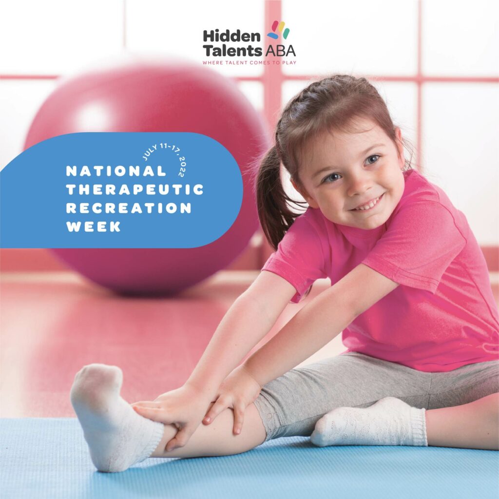 National Therapeutic Recreation Week on July 11-17, 2022