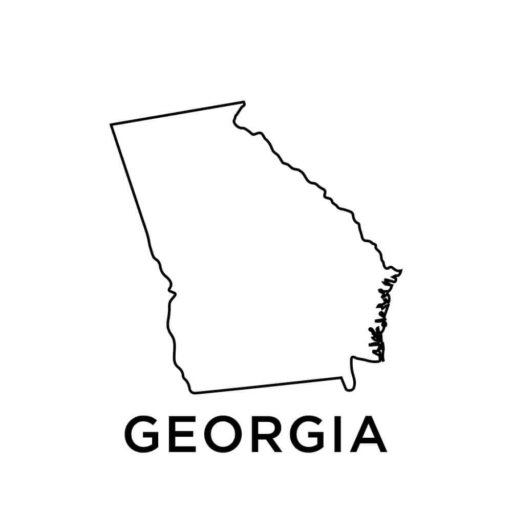 Georgia's map location | Support Groups in Georgia
