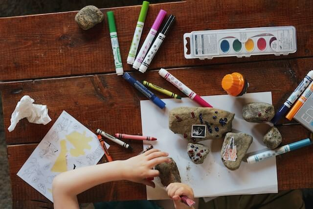 Child making an art | Occupational Therapy for Autism