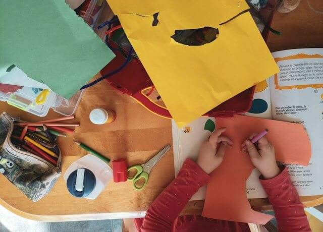 Kid making an art | PECS for Autistic Kids