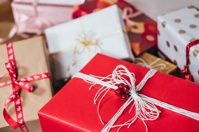 A picture of gifts to symbolize the holiday season amid discussions about sensory overload.